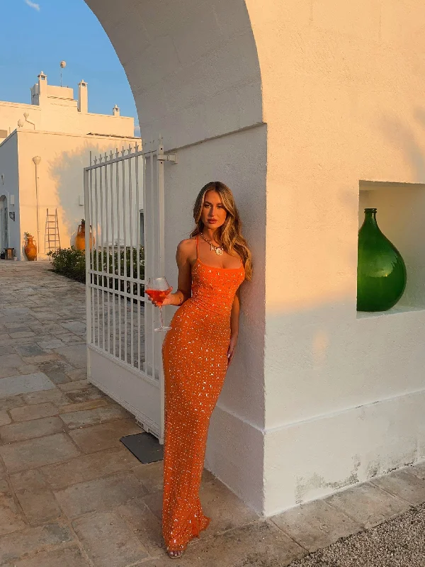 CIARAN MAXI DRESS ORANGE