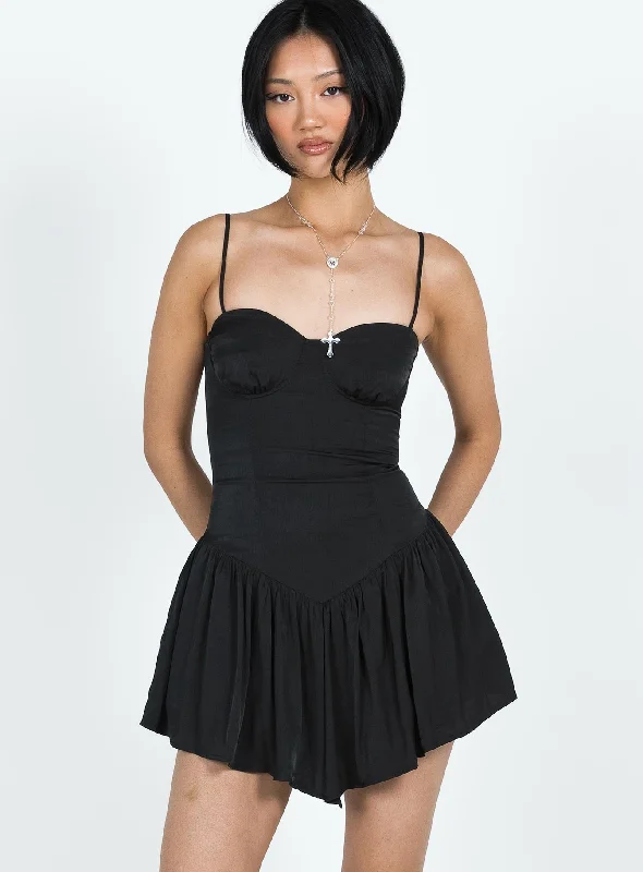 Camille Mini Dress Black