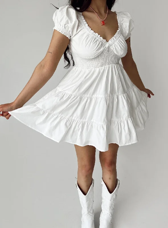 Daniela Mini Dress White Petite