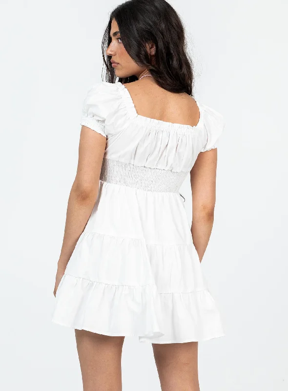 Daniela Mini Dress White Petite